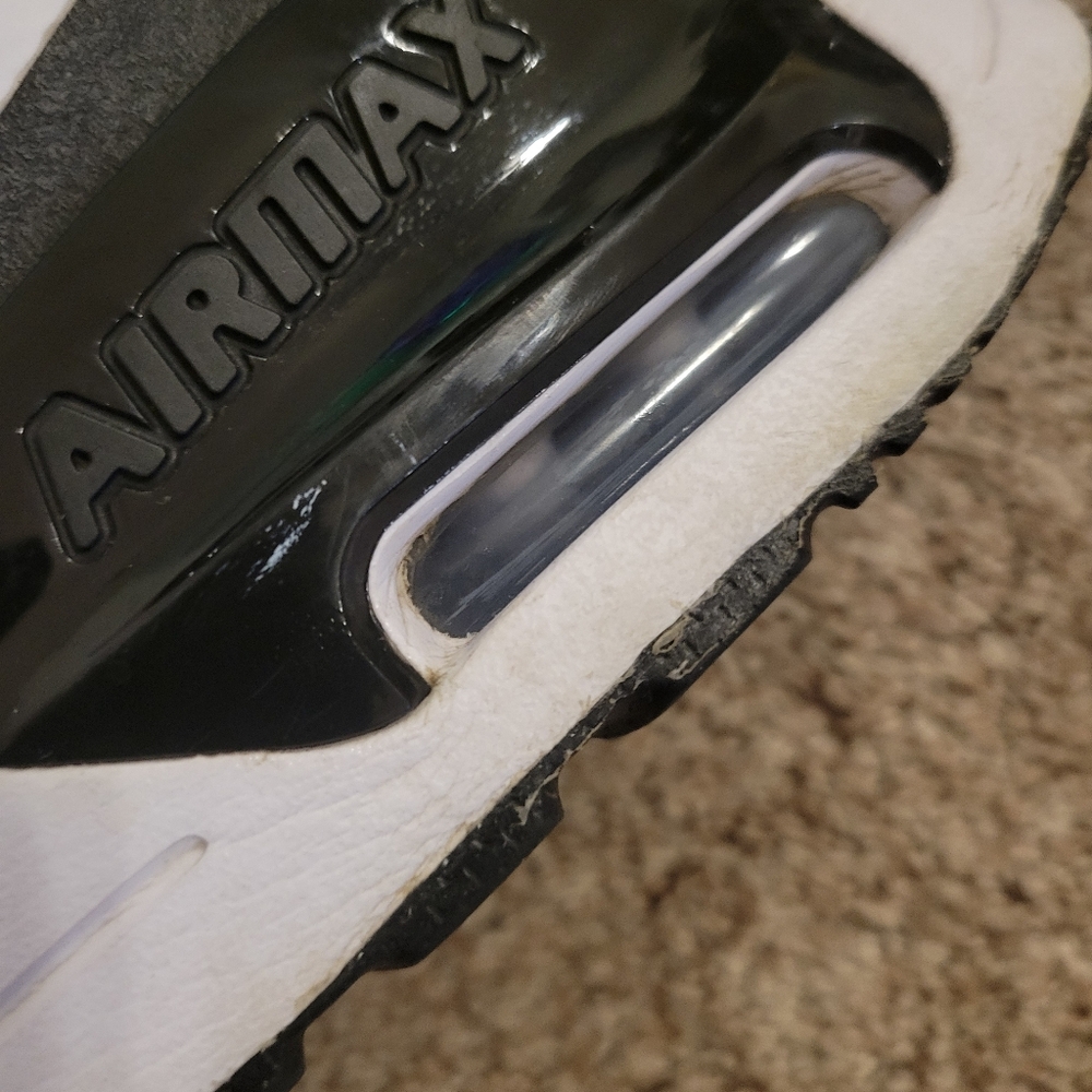 Nike Air Max SYSTM Black and White Sneakers Mens Size 11 Used - Picture 9 of 12